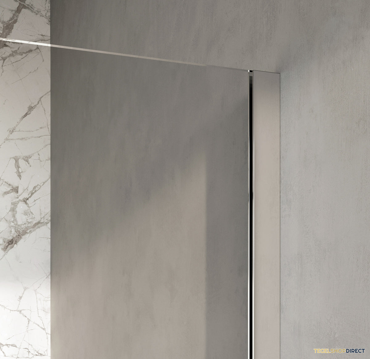 BRAUER Stellar nisdeur 2-delig draaiend helder glas 120x200 omkeerbaar incl. glascoating chroom – afbeelding 3