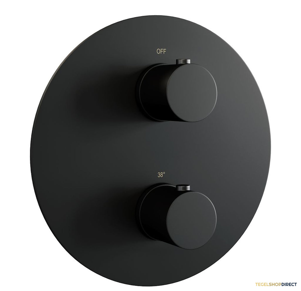 Thermostatische Inbouwdoucheset Brauer Black Edition Met Ronde Afdekplaat (Alle Opties) – afbeelding 3
