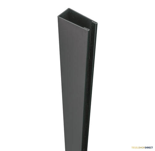 BRAUER Muurprofiel PVD gunmetal geborsteld