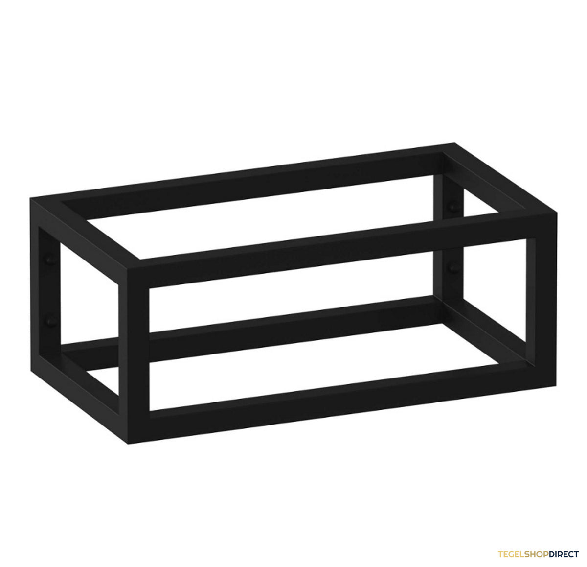 Fonteinset Brauer Black Edition 40x22cm Wit Incl. Toebehoren en Frame Mat Zwart – afbeelding 6
