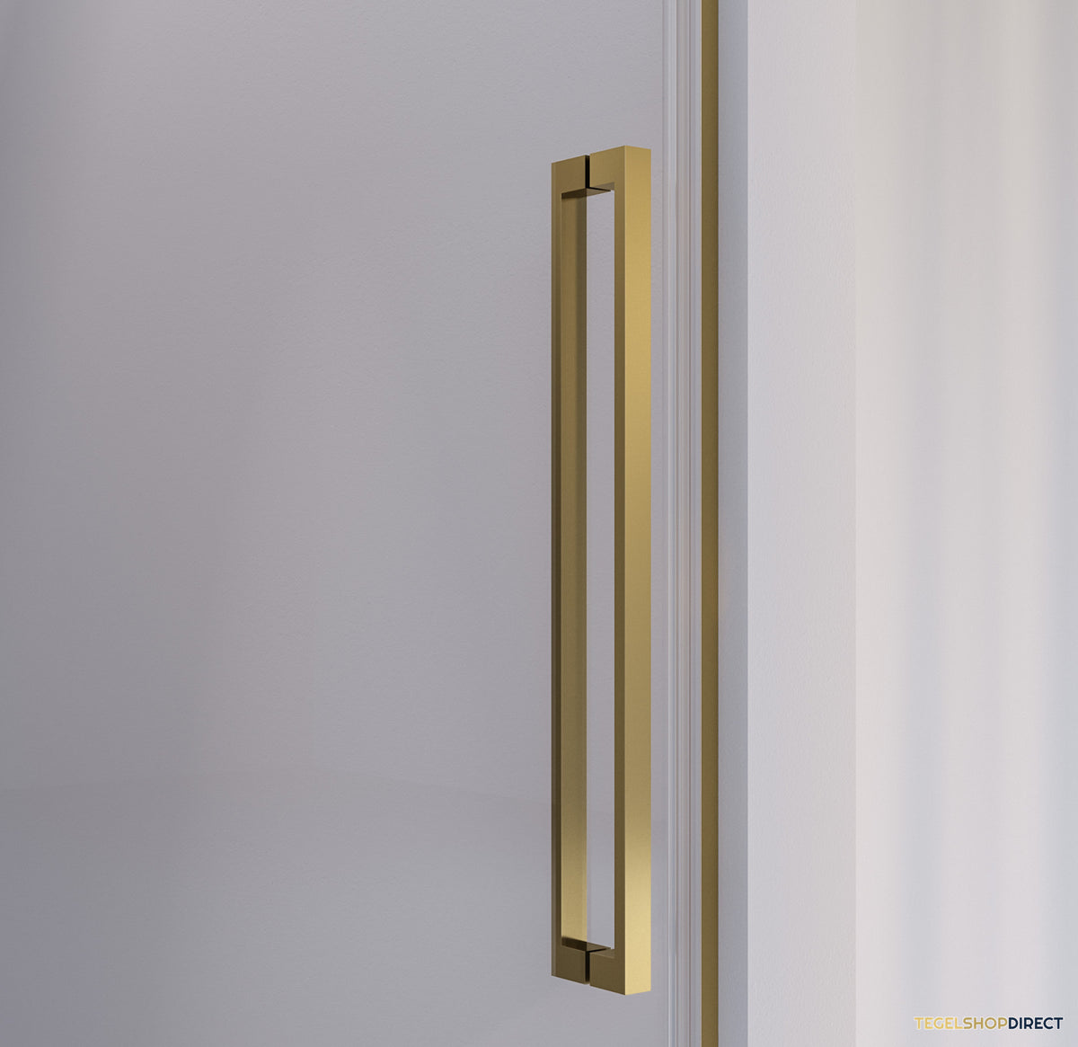 BRAUER Season nisdeur model A met draaideur helder glas 80x200 omkeerbaar incl. glascoating Season-Goud – afbeelding 3