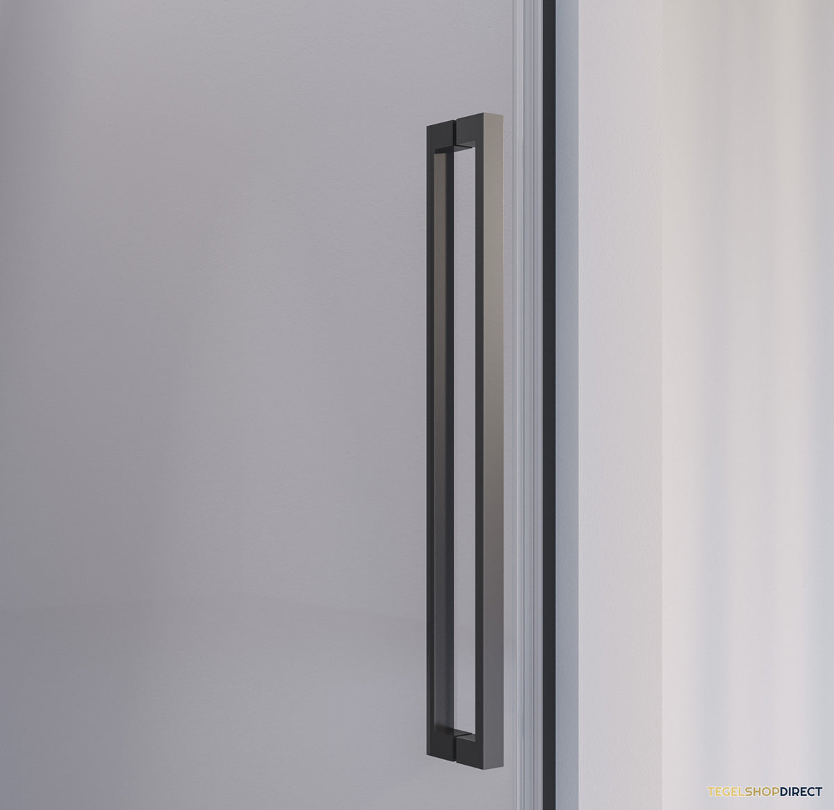 BRAUER Season nisdeur model A met draaideur helder glas 90x200 omkeerbaar incl. glascoating Season-Gunmetal – afbeelding 3