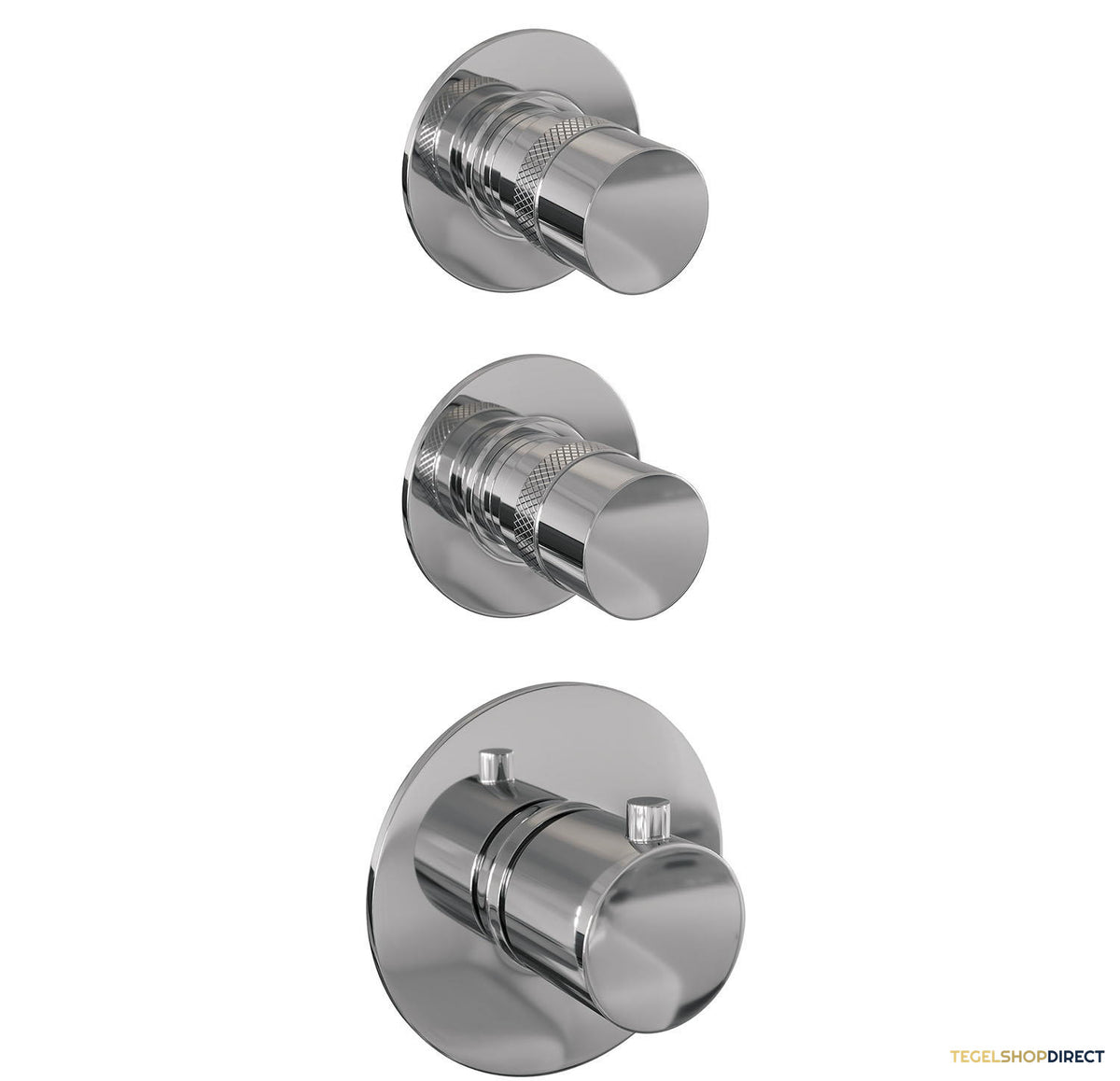 Regendoucheset Inbouw Brauer Chrome Edition Thermostatisch 20cm met Plafondarm en Staafhanddouche Losse Stopkranen Chroom – afbeelding 4