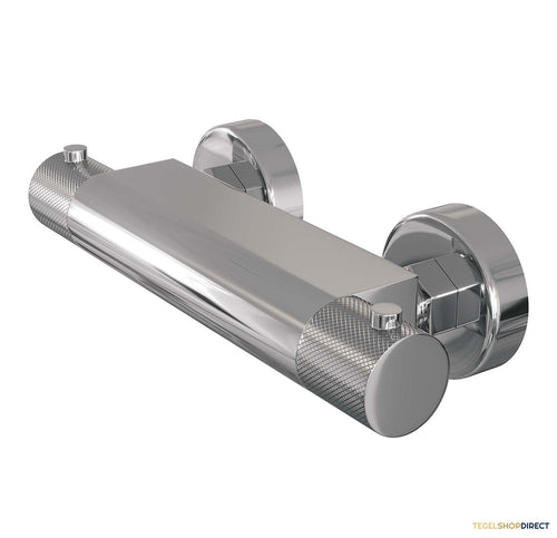 Douchekraan Brauer Chrome Carving Opbouw Thermostatisch Chroom