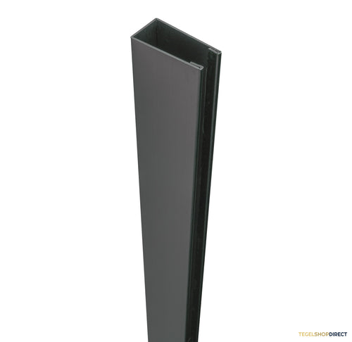 BRAUER Muurprofiel 140 Voor Badwanden PVD Gunmetal Geborsteld