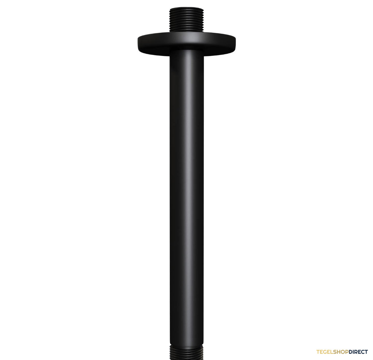 Plafonduitloop Brauer Black 20 cm Mat Zwart
