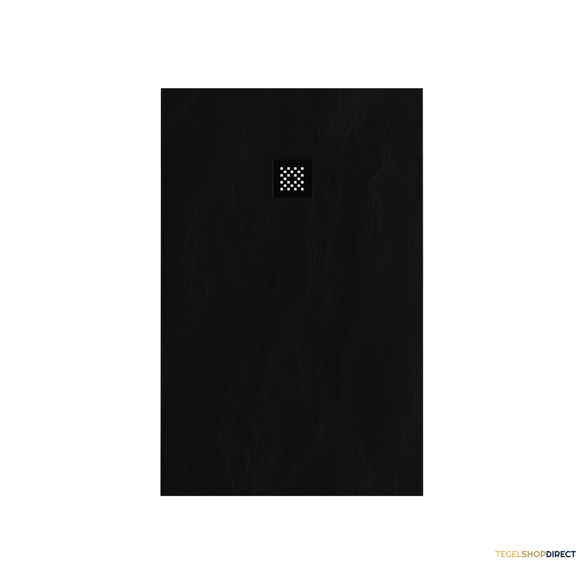 BRAUER Douchebak Asteroid 90x140 incl. antislip en antibacterieel mineraalmarmer mat zwart – afbeelding 2