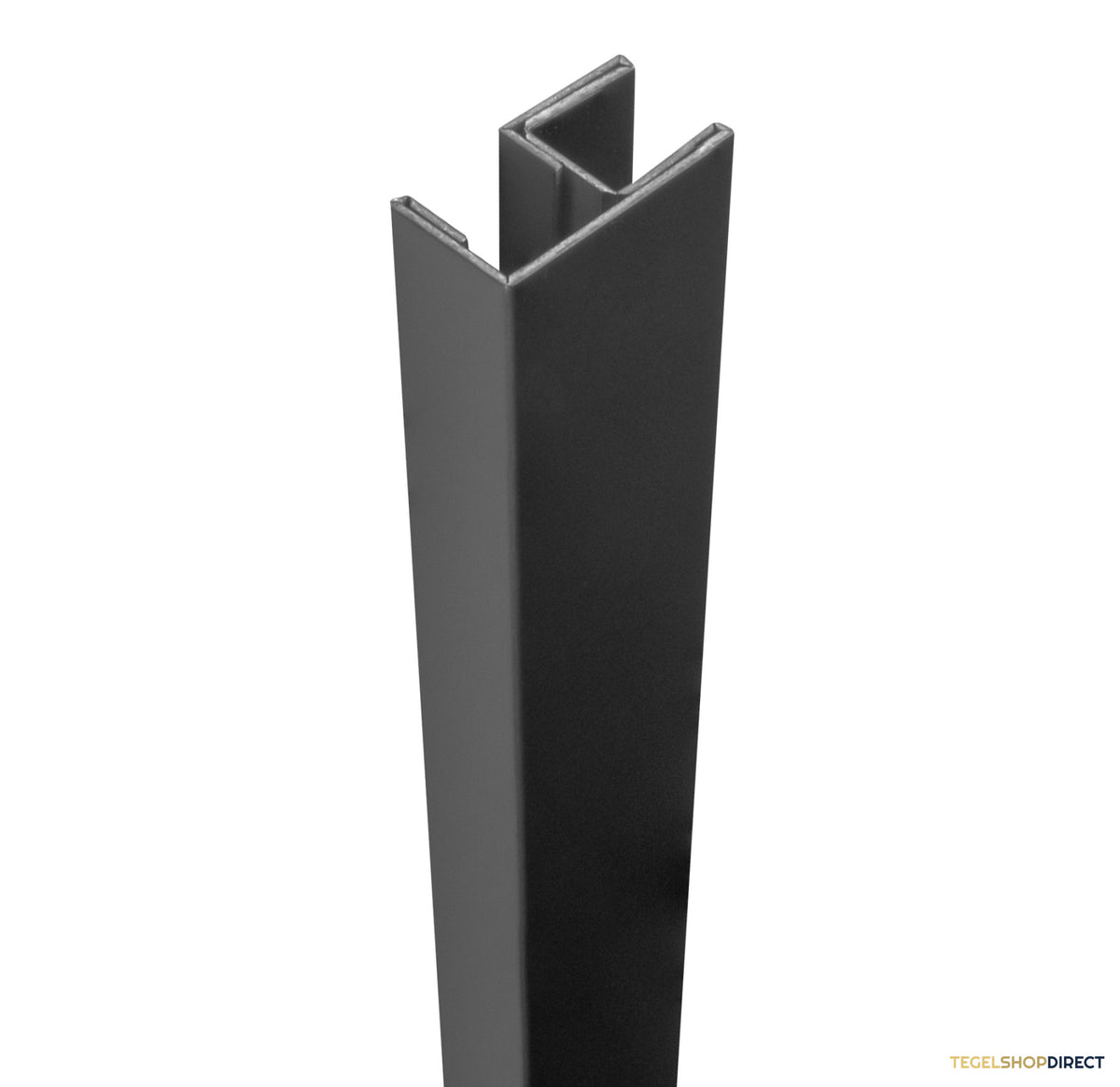 BRAUER Hoekprofiel PVD gunmetal geborsteld