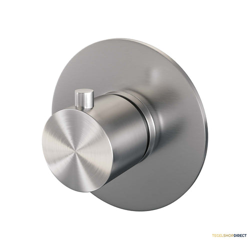 Inbouw Thermostaat Brauer Brushed Editon Rond Geborsteld RVS