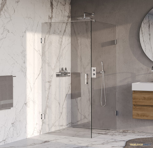BRAUER Void douchecabine met draaideur helder glas 90x120x200 incl. glascoating chroom
