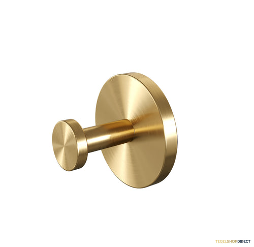 Handdoekhaak Brauer Gold Wandmontage met PVD coating Geborsteld Goud