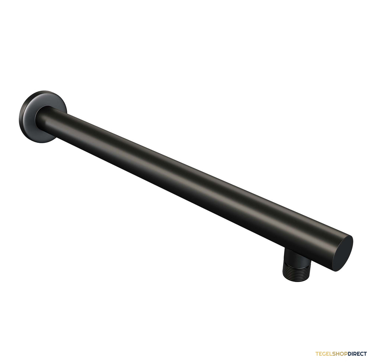 Brauer Stripe thermostatische inbouw regendouche SET 07 met 25 cm douchekop en rechte muurarm en staaf handdouche en doucheslang en geintegreerde glijstang mat zwart – afbeelding 5