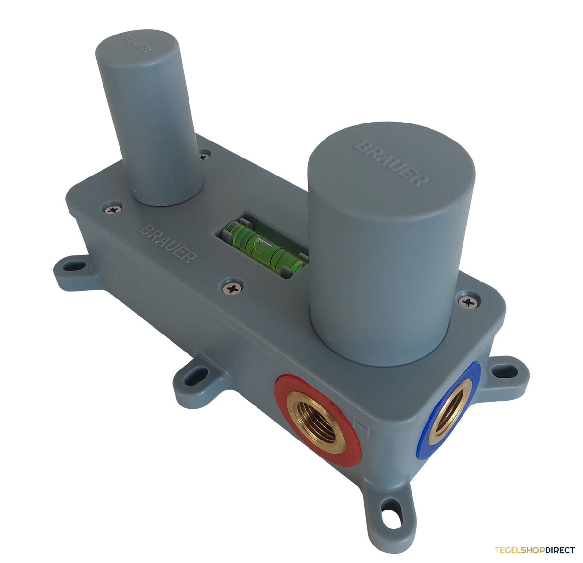 Inbouw Wastafelmengkraan Brauer Gunmetal Edition Coldstart Rechte Uitloop Korte Platte Hendel Rechts Geborsteld Gunmetal PVD Met Afdekplaat – afbeelding 4