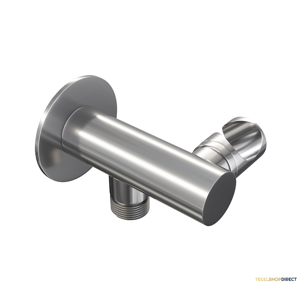 Regendoucheset Inbouw Brauer Chrome Edition Thermostatisch 30cm met Gebogen Wandarm en Handdouche Staaf Losse Stopkranen Chroom – afbeelding 7