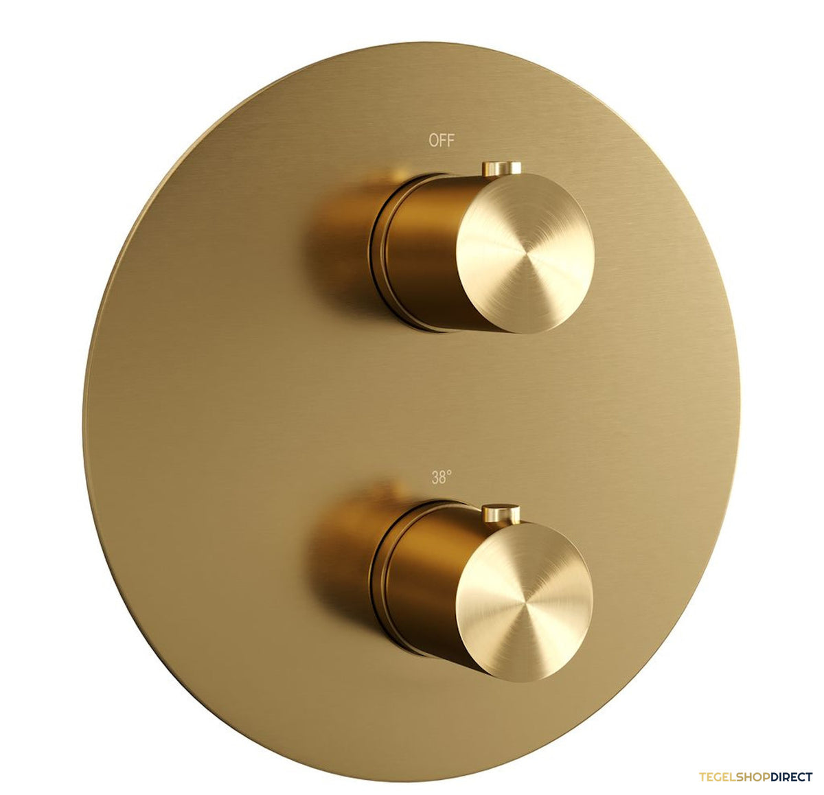 Thermostatische Inbouwdoucheset Brauer Gold Edition Met Ronde Afdekplaat (Alle Opties) – afbeelding 3