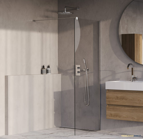 BRAUER Oblivion inloopdouche helder glas 70x200 incl. glascoating chroom