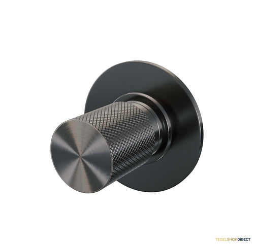 Inbouw Stopkraan Brauer Gunmetal Carving Rond 6.5 cm Messing Gunmetal