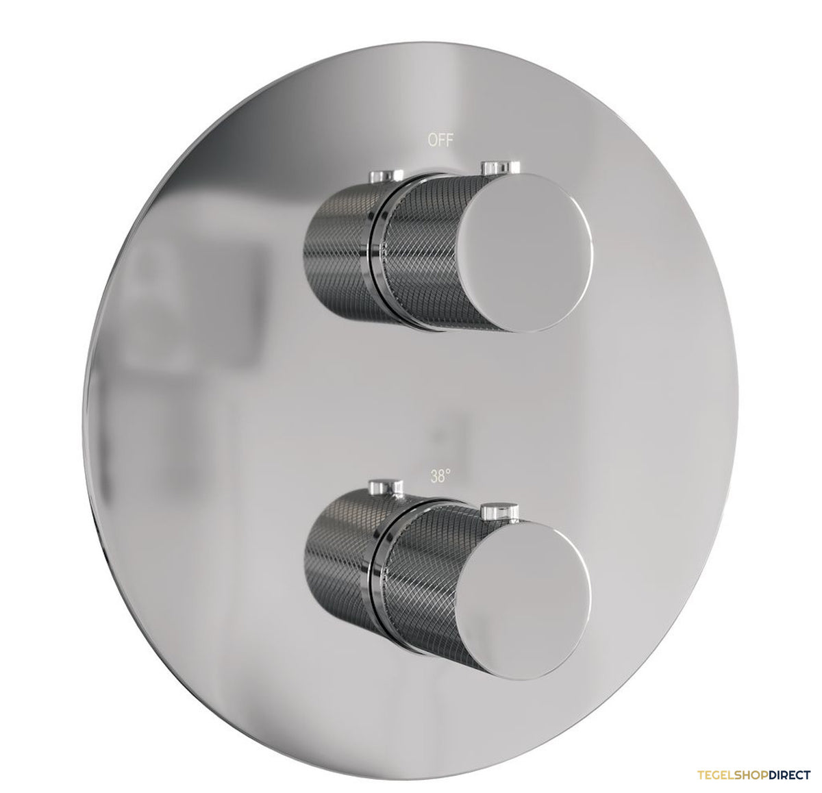 Thermostatische Inbouwdoucheset Brauer Carving Met Ronde Afdekplaat Chroom (Alle Opties) – afbeelding 3