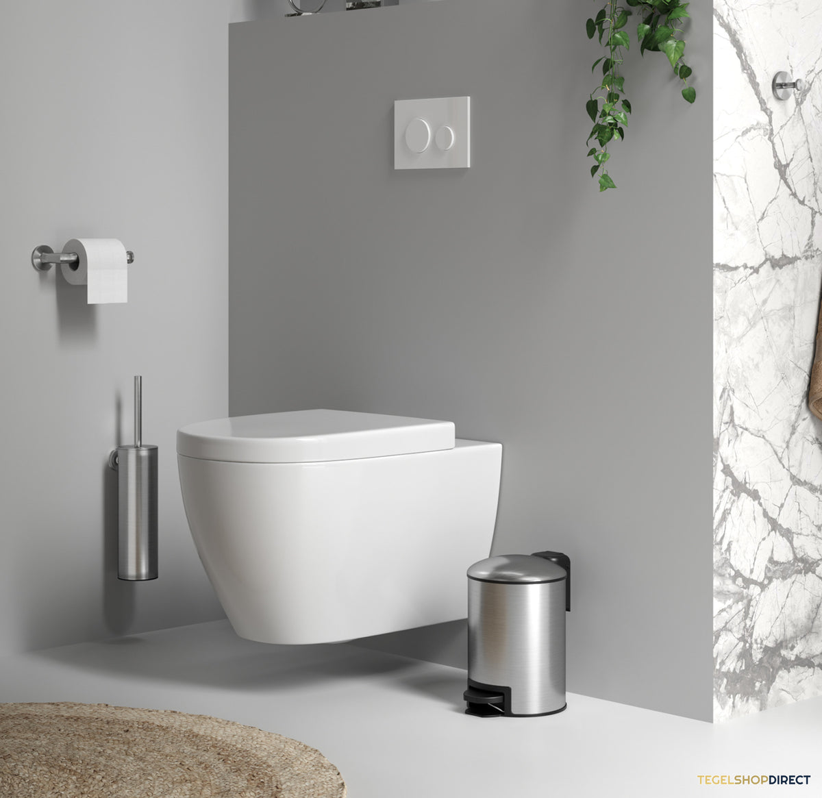 Pedaalemmer Brauer Brushed Edition 3L RVS Geborsteld – afbeelding 2