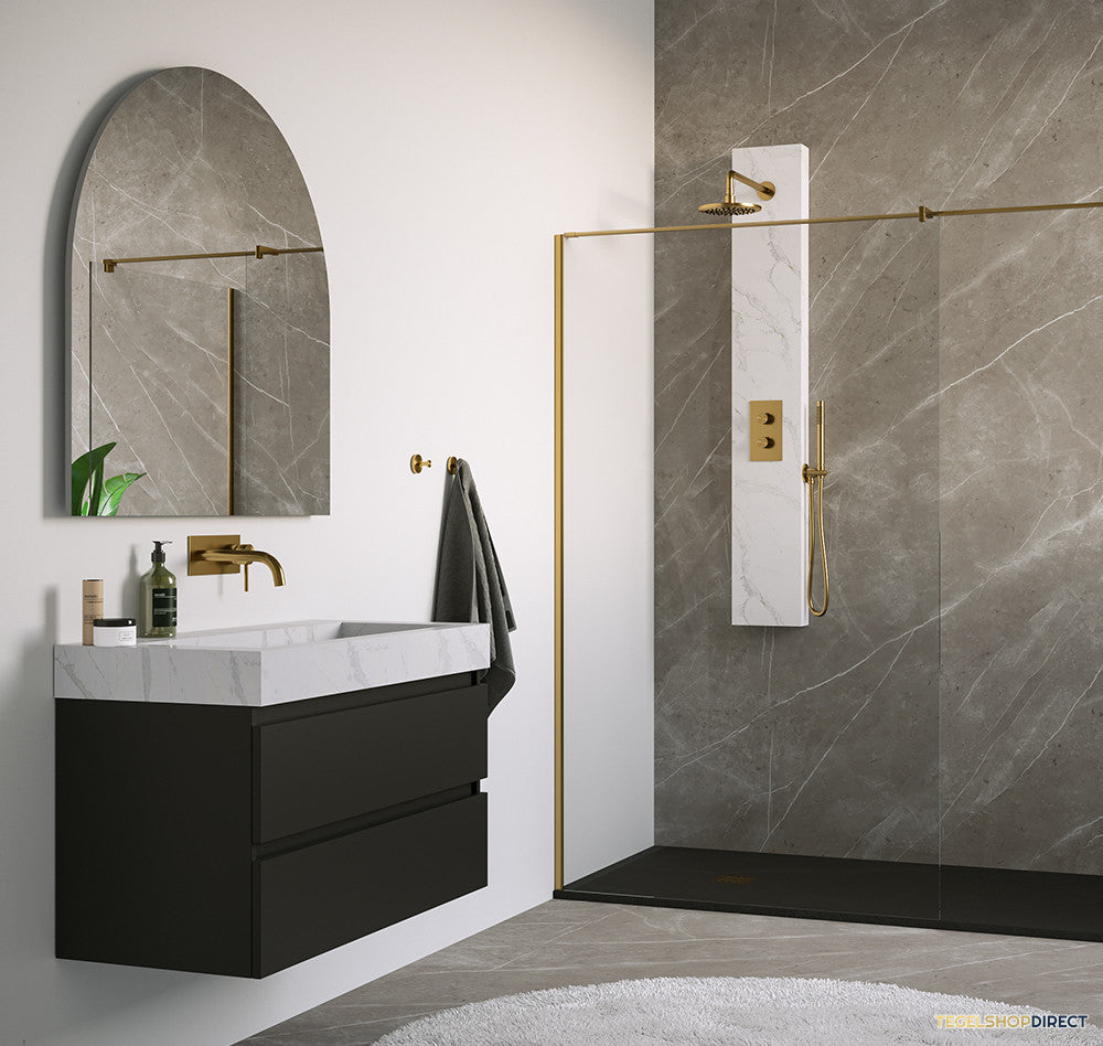 Thermostatisch Douchepaneel BRAUER Gold Edition 2-weg Calacatta gold SET 01 – afbeelding 3