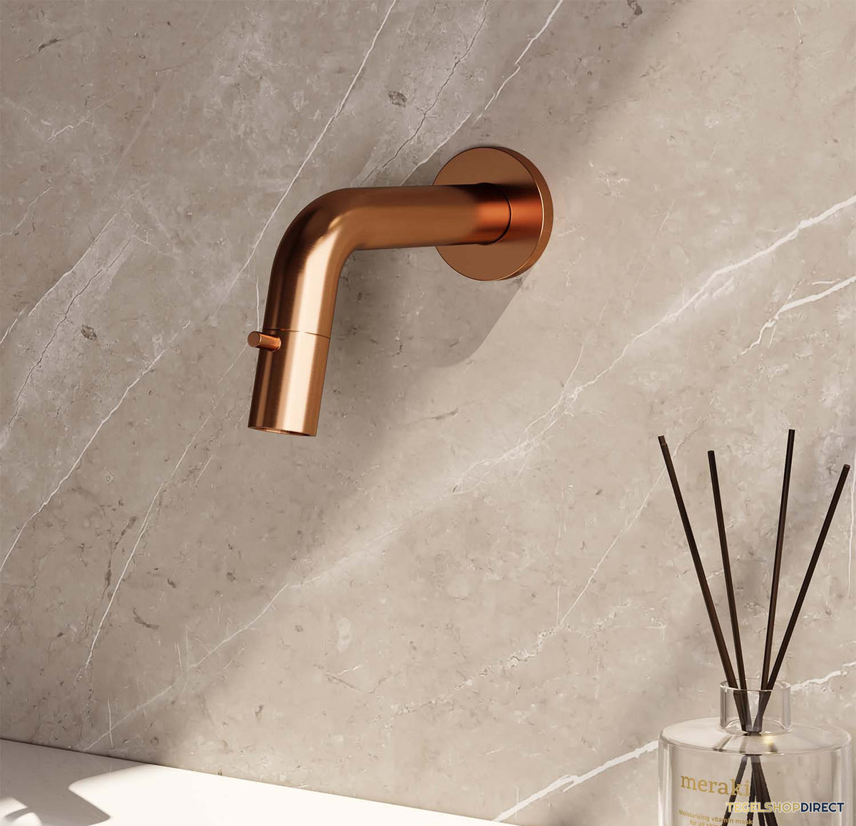 Fonteinkraan Brauer Copper Edition Inbouw 14 Cm Koper Geborsteld PVD – afbeelding 2