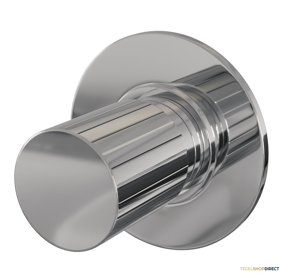 Brauer Stripe losse inbouw stopkraan met in- en afbouwdelen chroom