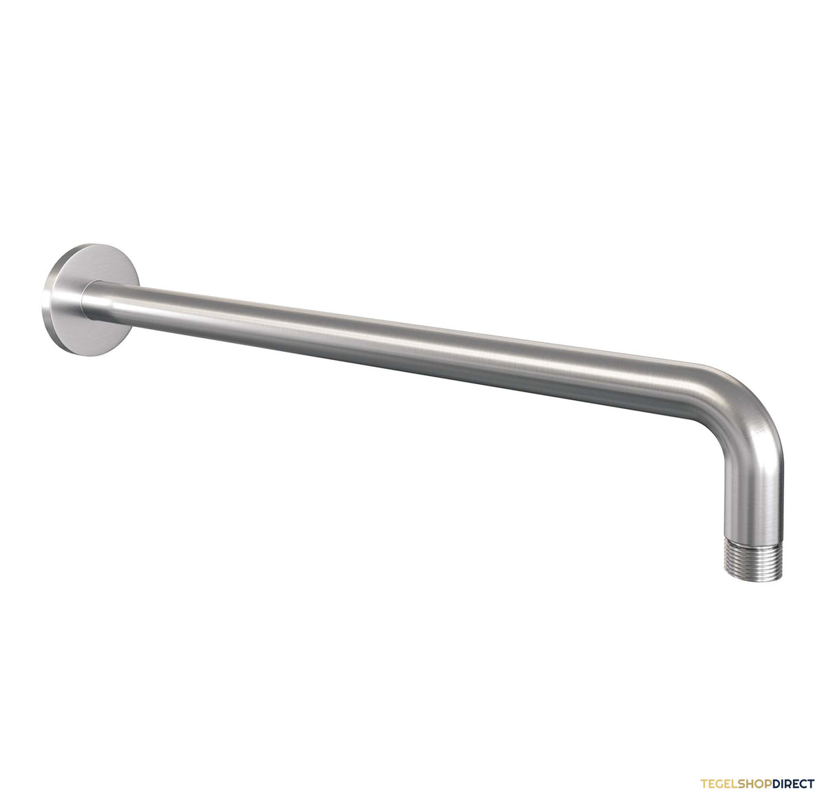 Brauer Stripe thermostatische inbouw regendouche 3-weg rond SET 38 met 25 cm douchekop en gebogen muurarm en staaf handdouche en doucheslang en wandaansluitbocht RVS-kleurig geborsteld PVD – afbeelding 6