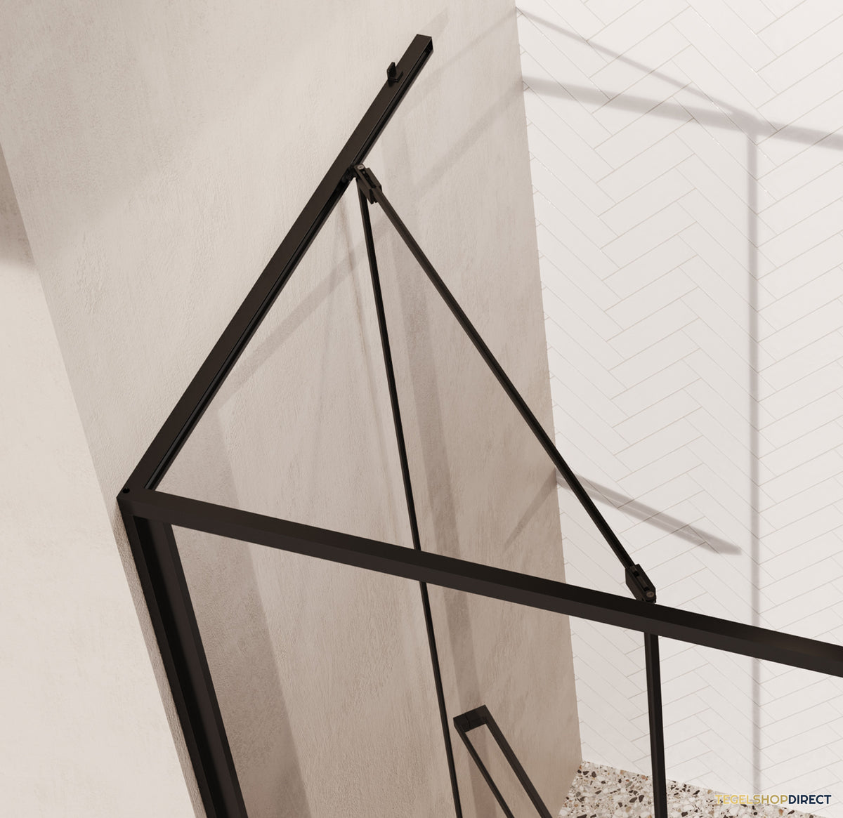 BRAUER Luminis Nisdeur 2-Delig Naar Binnen Draaiend 120x200 Omkeerbaar Helder Glas Incl. Glascoating PVD Gunmetal Geborsteld – afbeelding 5