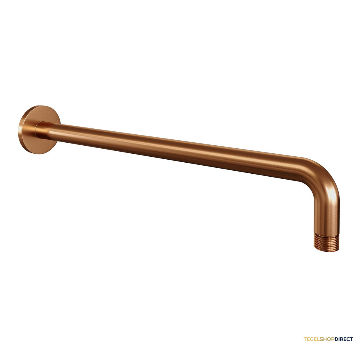 Brauer Stripe thermostatische inbouw regendouche 3-weg rond SET 38 met 25 cm douchekop en gebogen muurarm en staaf handdouche en doucheslang en wandaansluitbocht koper geborsteld PVD – afbeelding 6