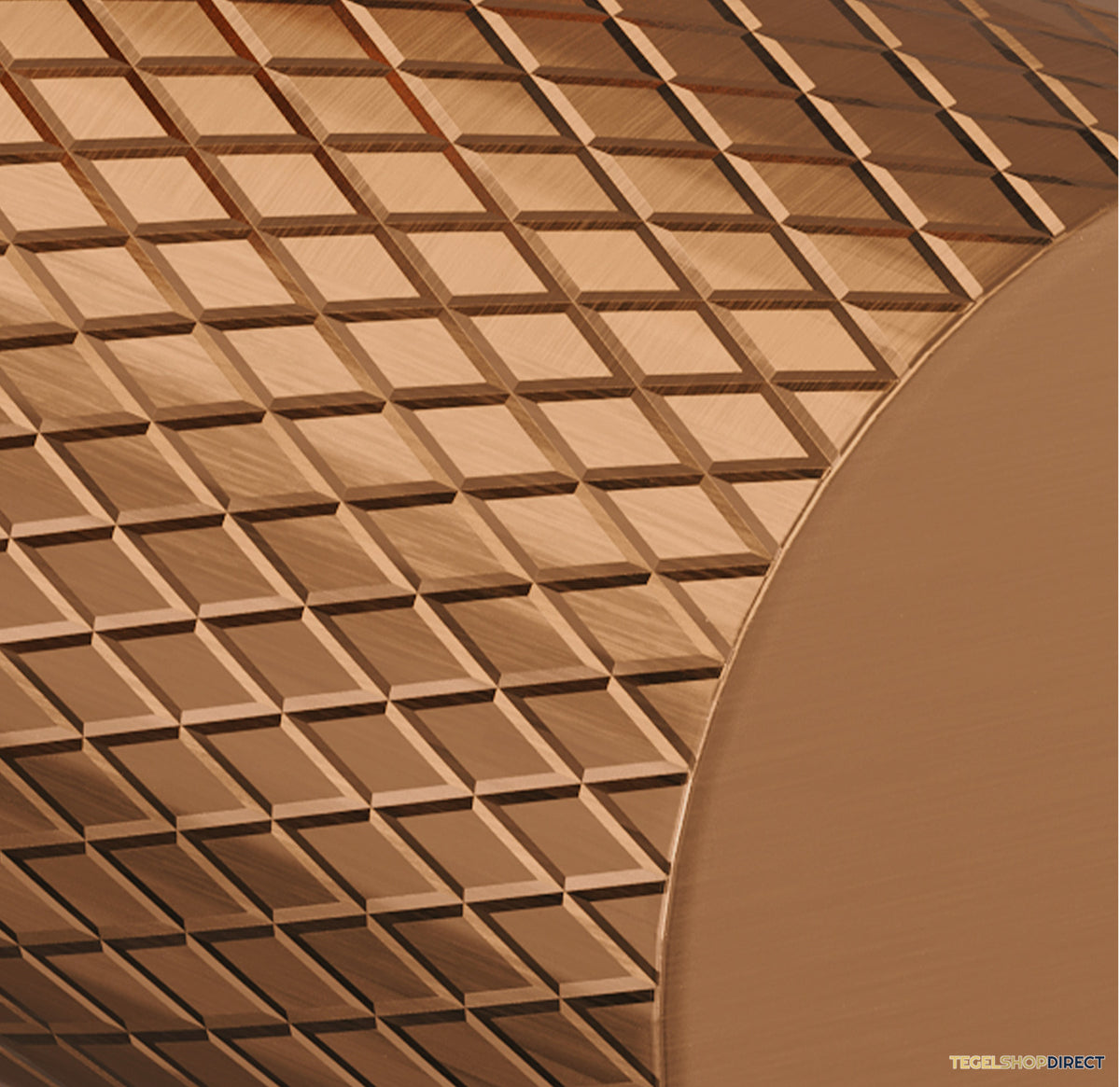 Hoekstopkraan Brauer Copper Carving Edition Koper Geborsteld PVD – afbeelding 2