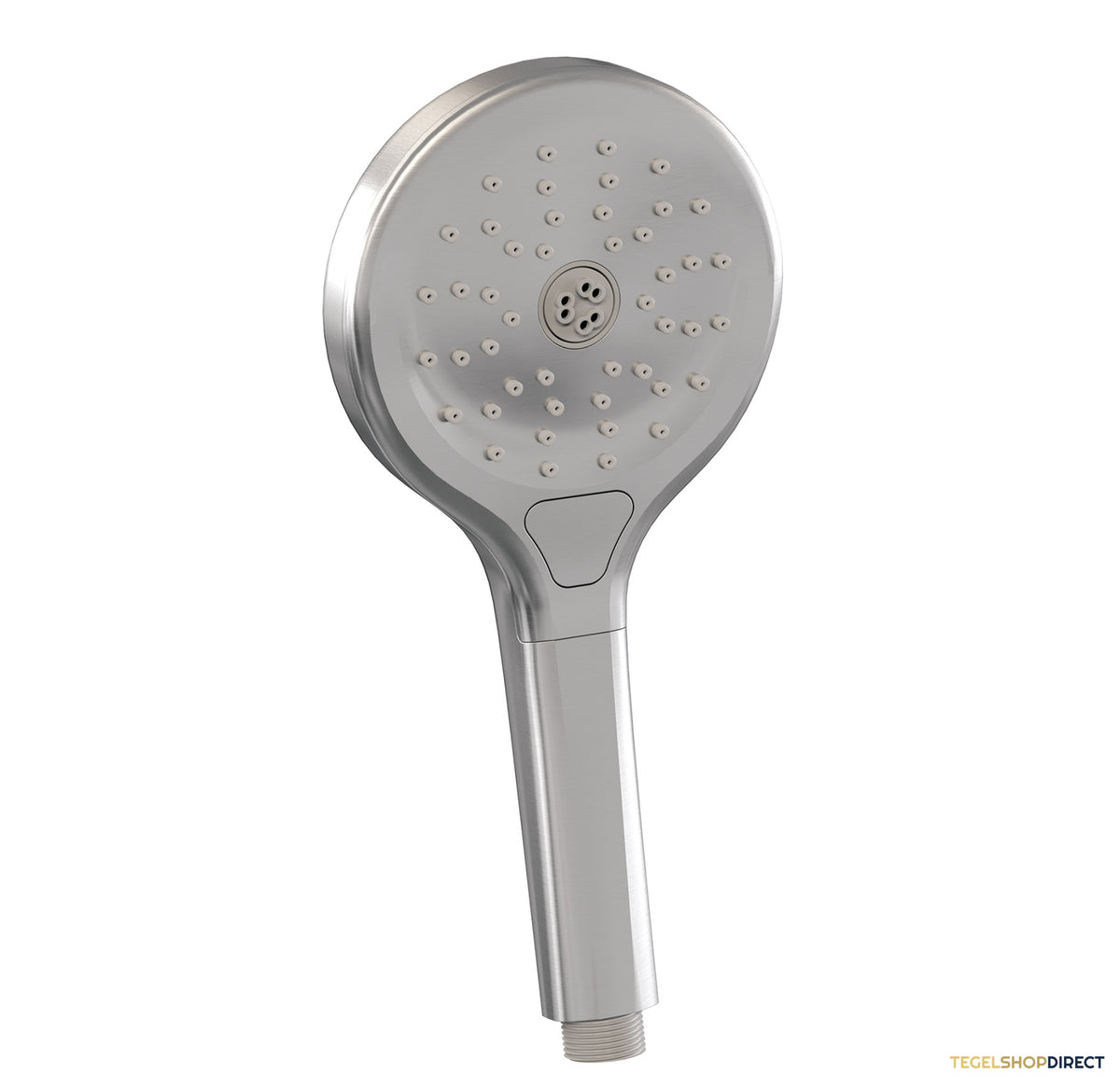 Brauer Stripe thermostatische inbouw badkraan SET 02 met badvulcombinatie en 3-standen handdouche en doucheslang en wandaansluitbocht RVS-kleurig geborsteld PVD – afbeelding 5