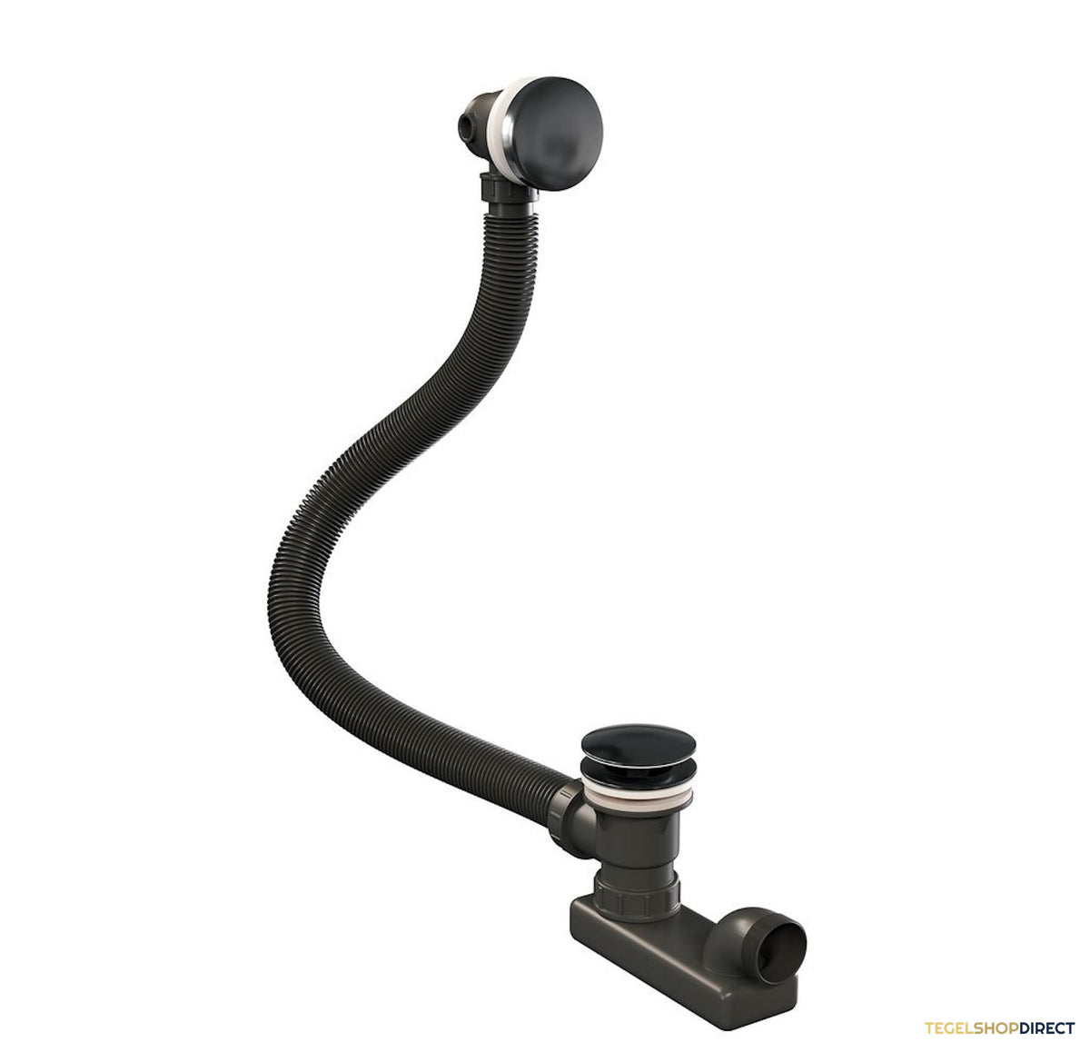 Badafvoer met Overloop Brauer Gunmetal Edition Geborsteld Gunmetal