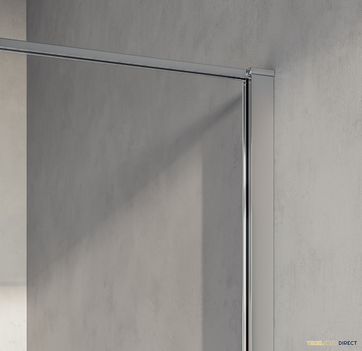 BRAUER Collision Inloopdouche 90x200 Helder Glas Incl. Glascoating Chroom – afbeelding 2
