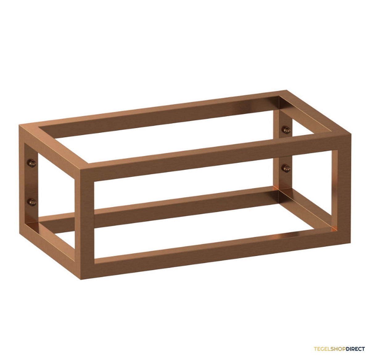 Fonteinset Brauer Copper Edition 40x22cm Wit Incl. Toebehoren en Frame Geborsteld Koper PVD – afbeelding 6