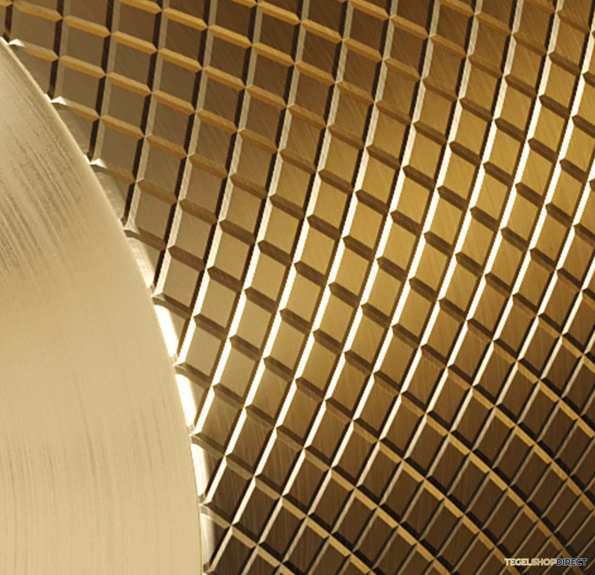 Regendoucheset Inbouw Brauer Gold Carving Thermostatisch 30cm met 3-Weg Omstelling, Gebogen Wandarm en Staaf Handdouche Geborsteld Goud – afbeelding 3