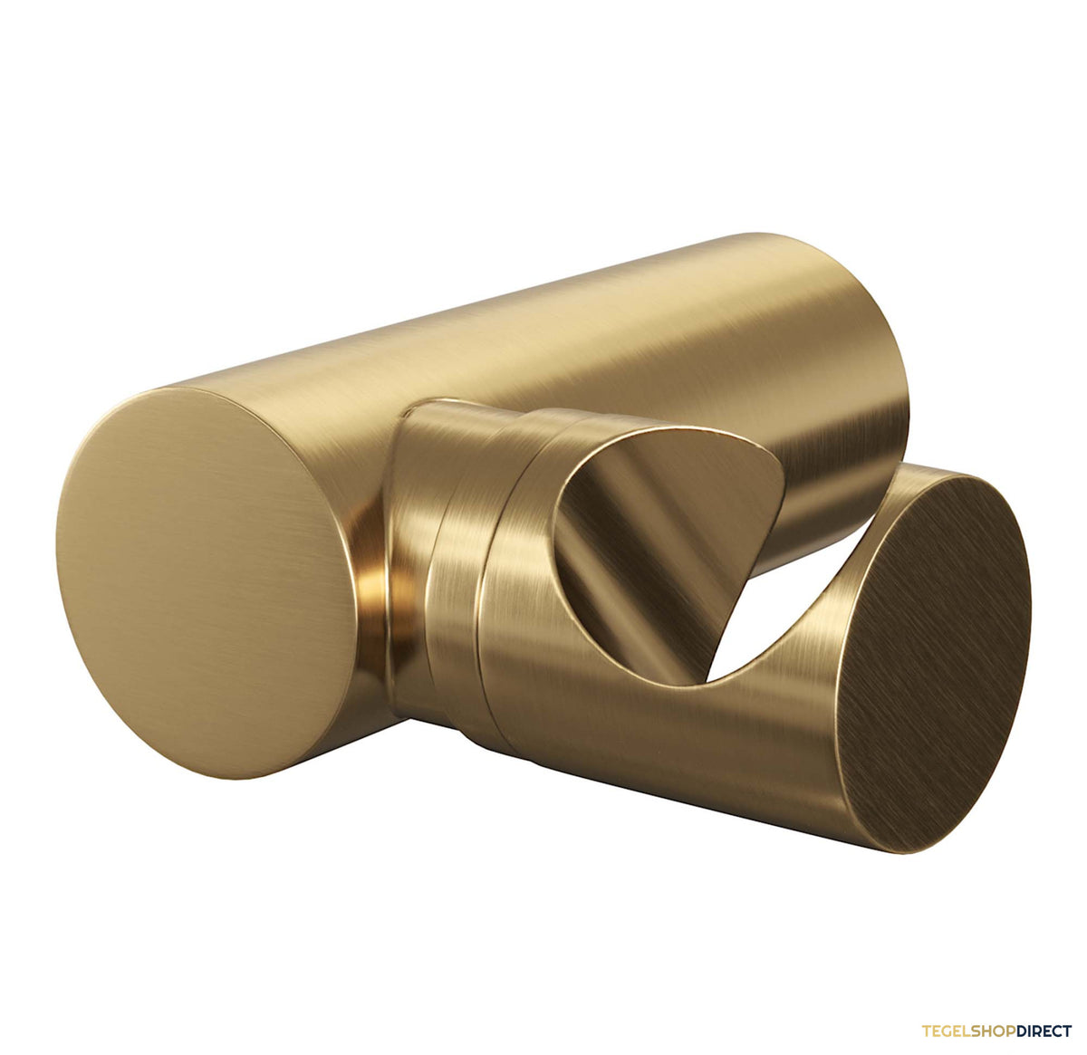 Brauer Stripe opbouw baddouche thermostaatkraan SET 03 met wandhouder en staaf handdouche en doucheslang goud geborsteld PVD – afbeelding 5