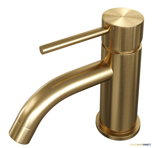 Brauer Stripe opbouw fonteinkraan goud geborsteld PVD