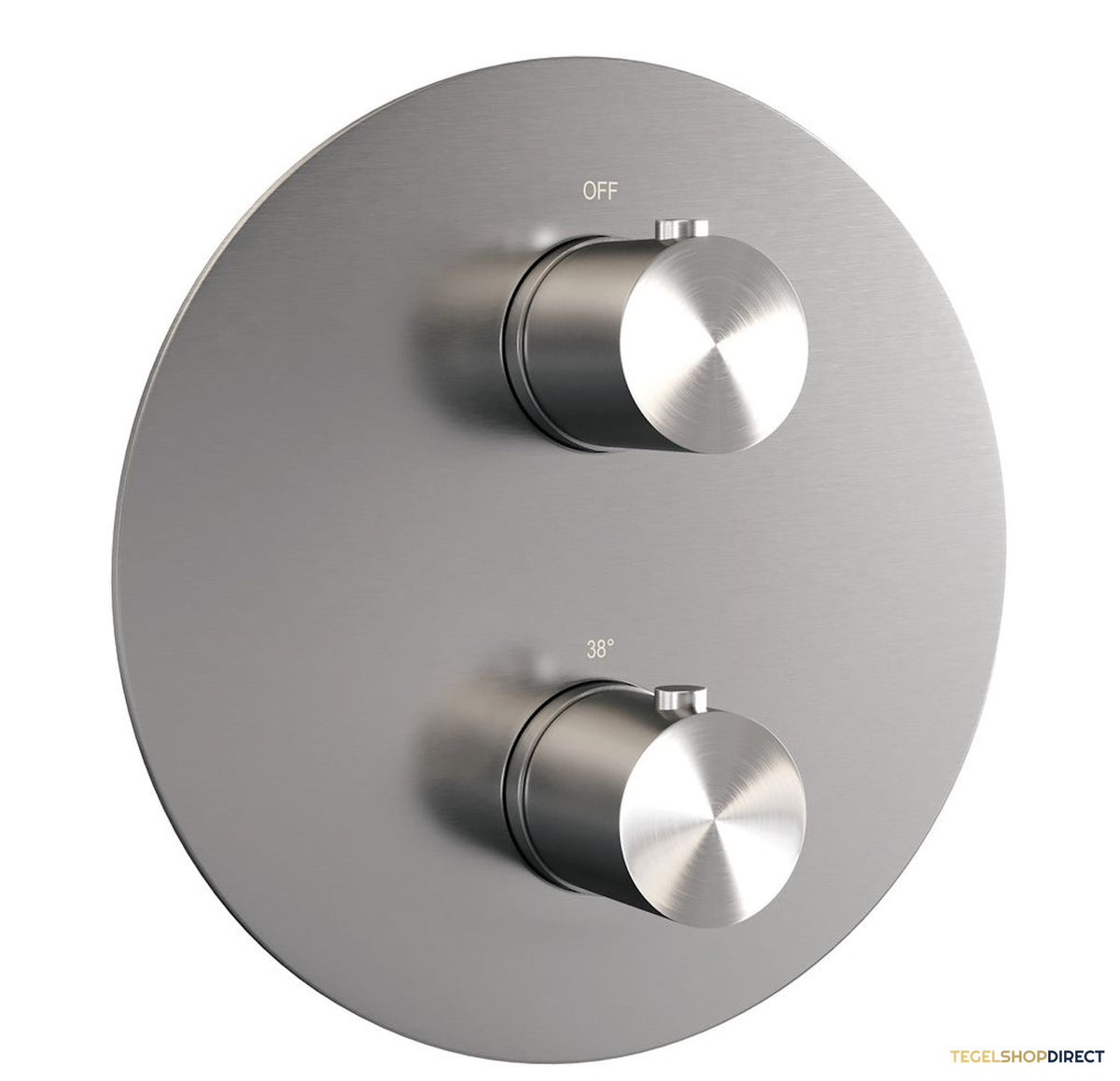 Thermostatische Inbouwdoucheset Brauer Brushed Edition Met Ronde Afdekplaat (Alle Opties) – afbeelding 3