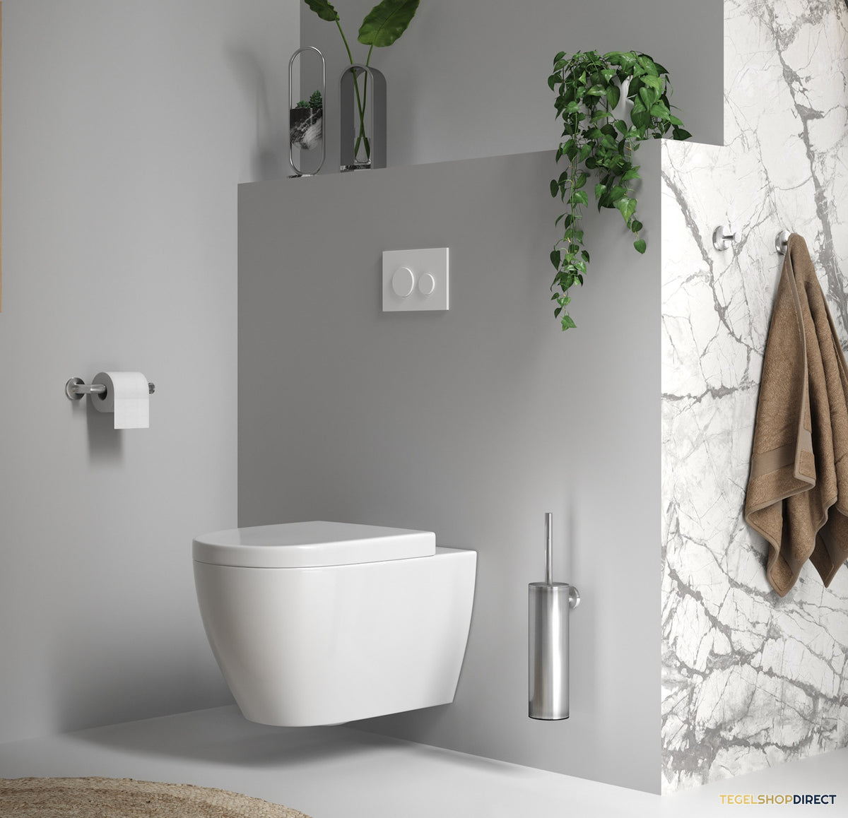 Toiletaccessoire Set Brauer Chrome 3-in-1 Chrome – afbeelding 2