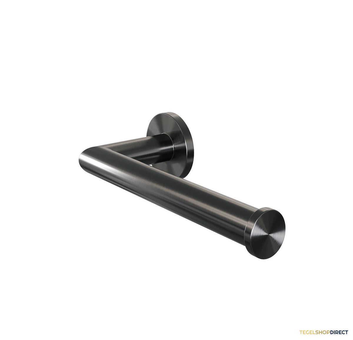 Toiletaccessoire Set Brauer Gunmetal 3-in-1 met PVD coating Geborsteld Gunmetal – afbeelding 5