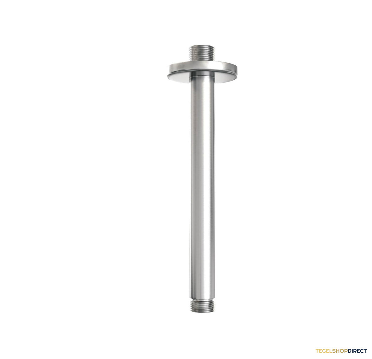 Plafonduitloop Brauer Brushed 20 cm Geborsteld RVS