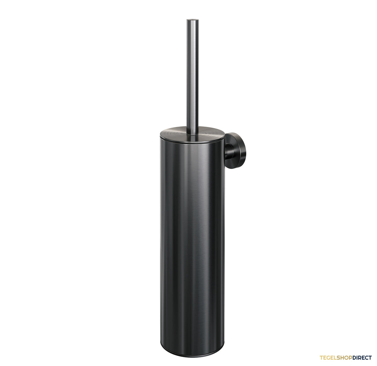 Toiletborstelset Brauer Gunmetal Wandmontage met PVD coating Geborsteld Gunmetal