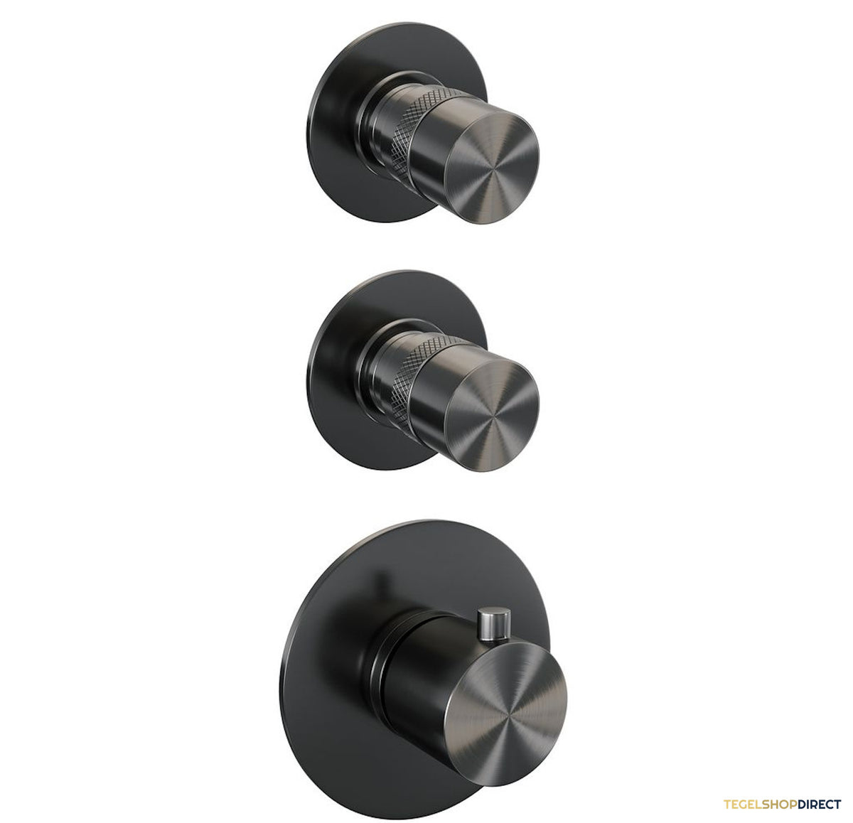 Thermostatische Inbouwdoucheset Brauer Gunmetal Edition Omstelknoppen (Alle Opties) – afbeelding 3