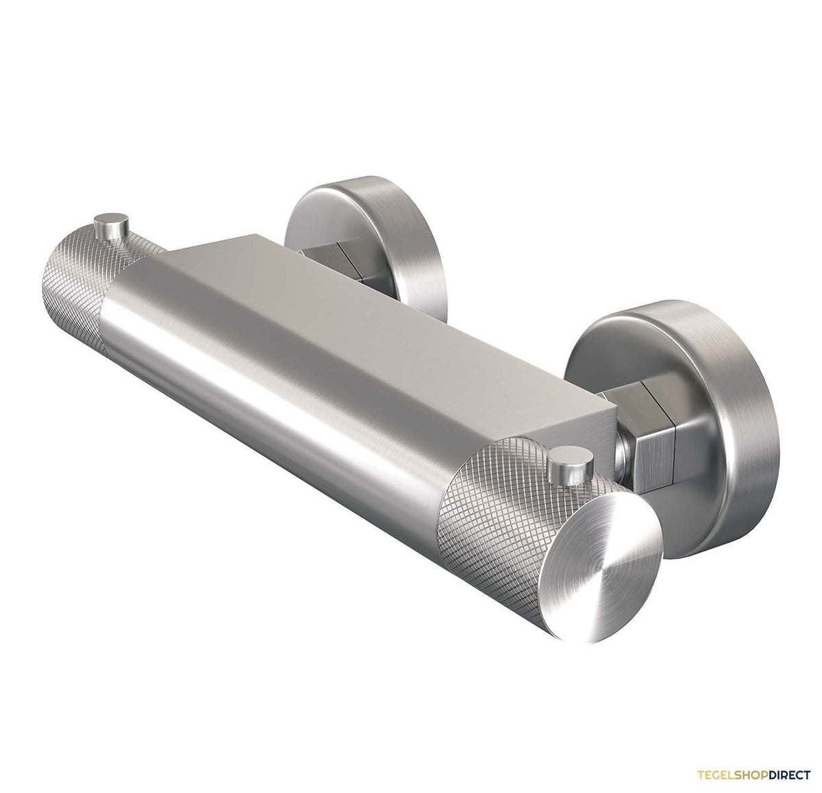 Douchekraanset Brauer Brushed Carving Opbouw Met Glijstang En Staafhanddouche Geborsteld RVS – afbeelding 4