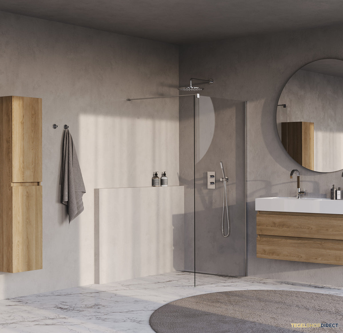 BRAUER Oblivion inloopdouche helder glas 100x200 incl. glascoating chroom – afbeelding 2