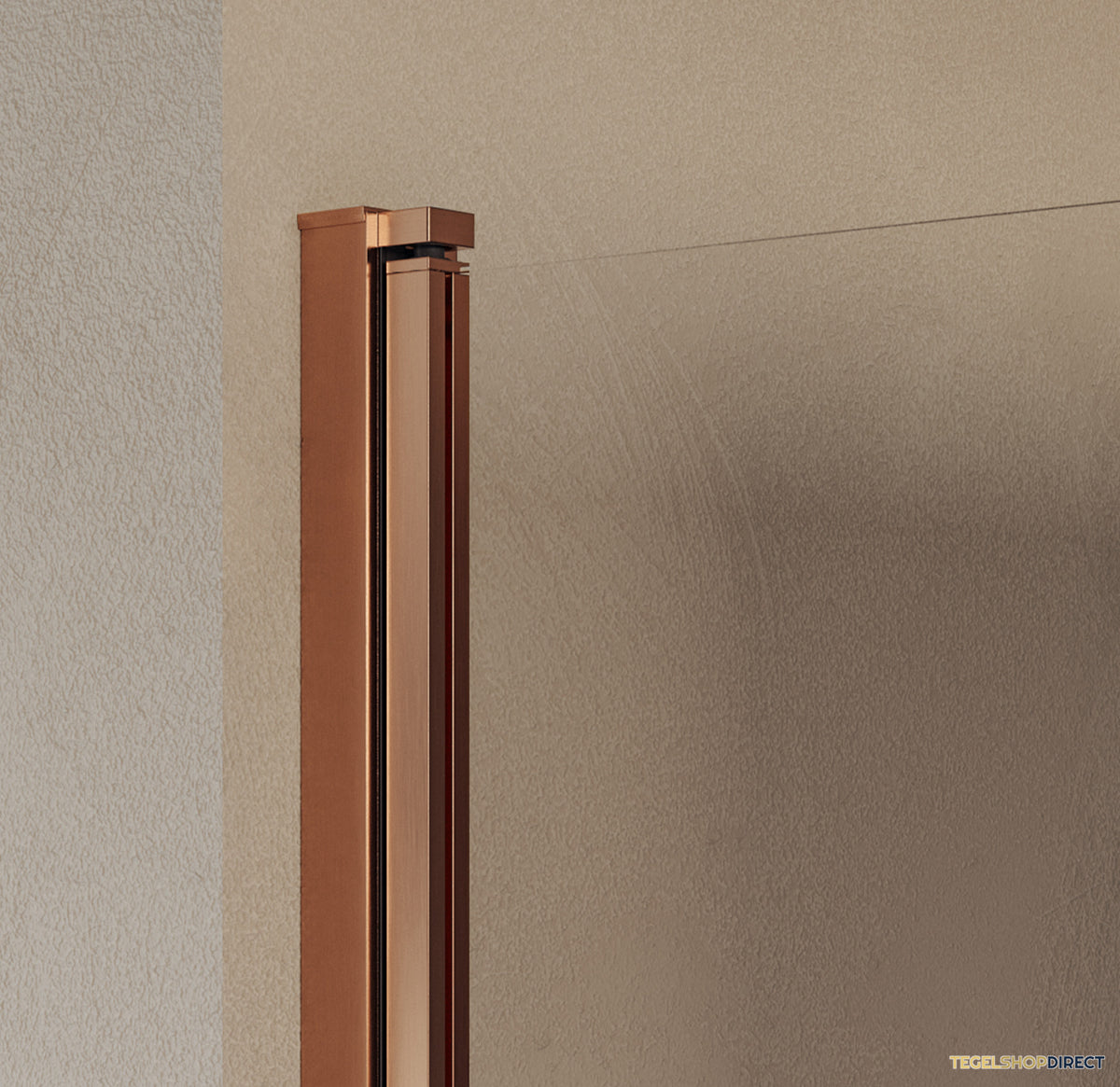 BRAUER Cosmic Nisdeur Draaiend 80x200 Omkeerbaar Helder Glas Incl. Glascoating PVD Koper Geborsteld – afbeelding 3