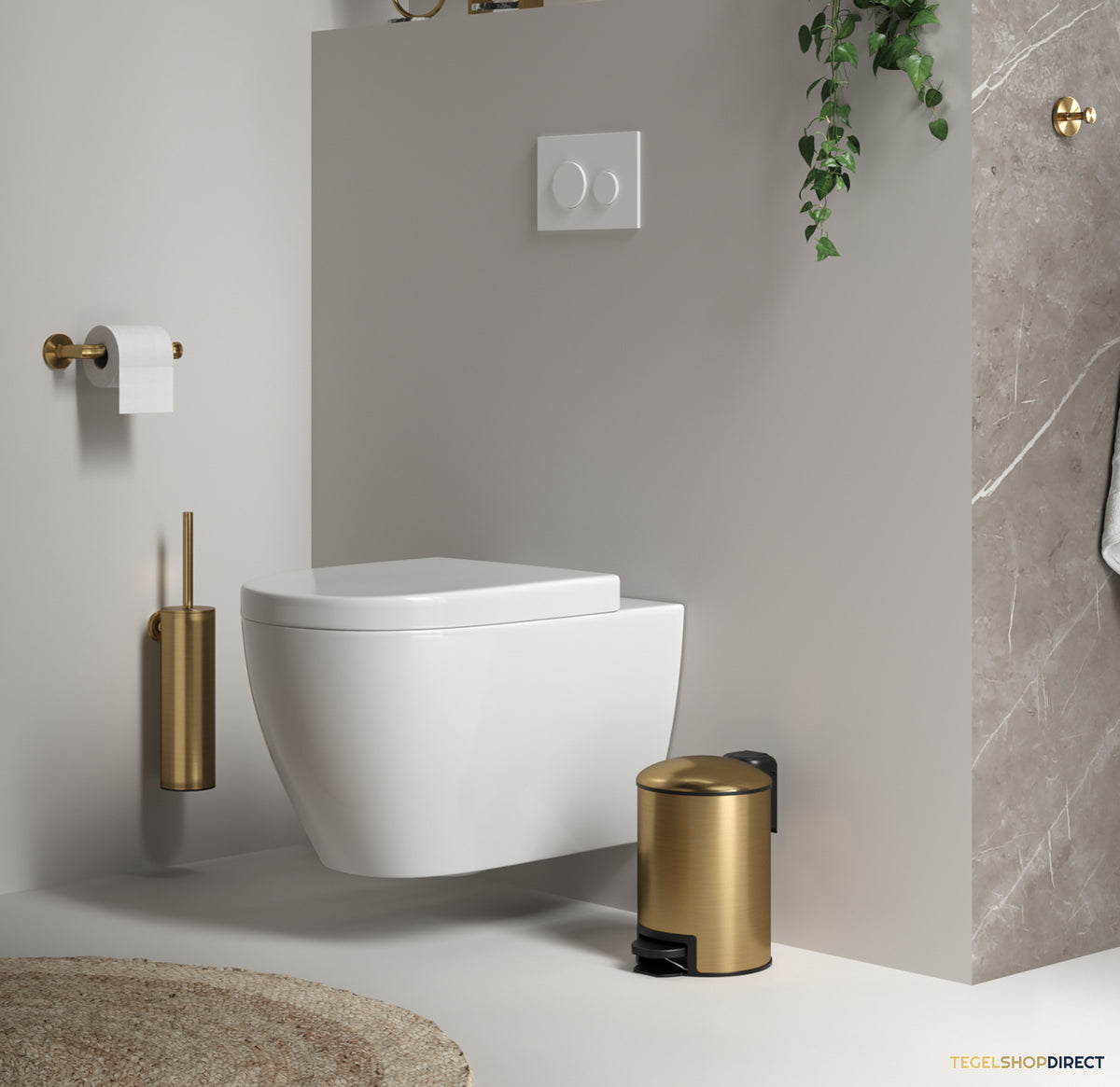 Pedaalemmer Brauer Gold Edition 3L Goud Geborsteld – afbeelding 2