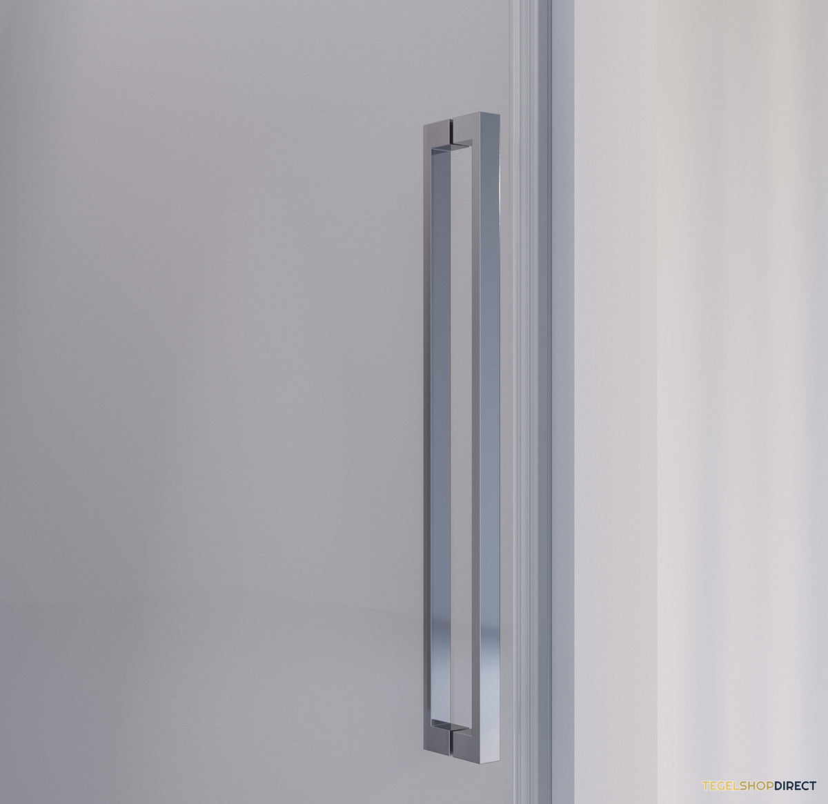 BRAUER Season nisdeur model A met draaideur helder glas 90x200 omkeerbaar incl. glascoating Season-Chroom – afbeelding 3