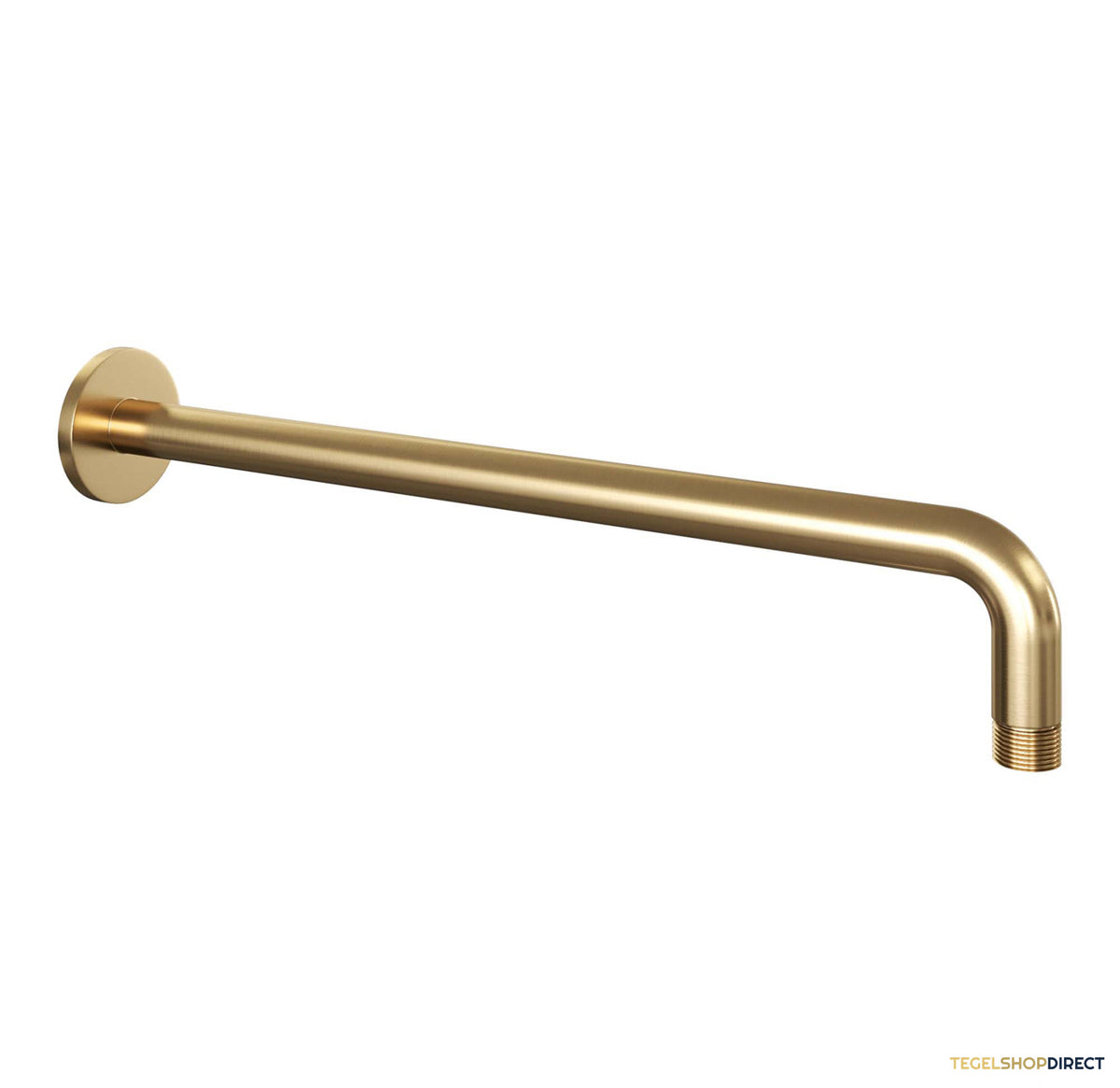 Brauer Stripe thermostatische inbouw regendouche SET 08 met 25 cm douchekop en gebogen muurarm en staaf handdouche en doucheslang en geintegreerde glijstang goud geborsteld PVD – afbeelding 6