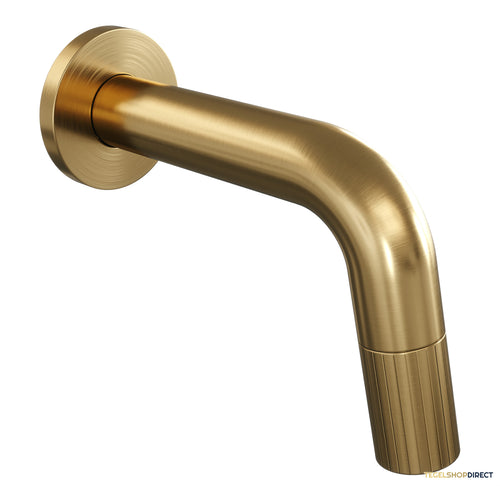 Brauer Stripe inbouw fonteinkraan inkortbaar goud geborsteld PVD